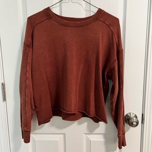 Aerie Light Terry Crewneck Pullover